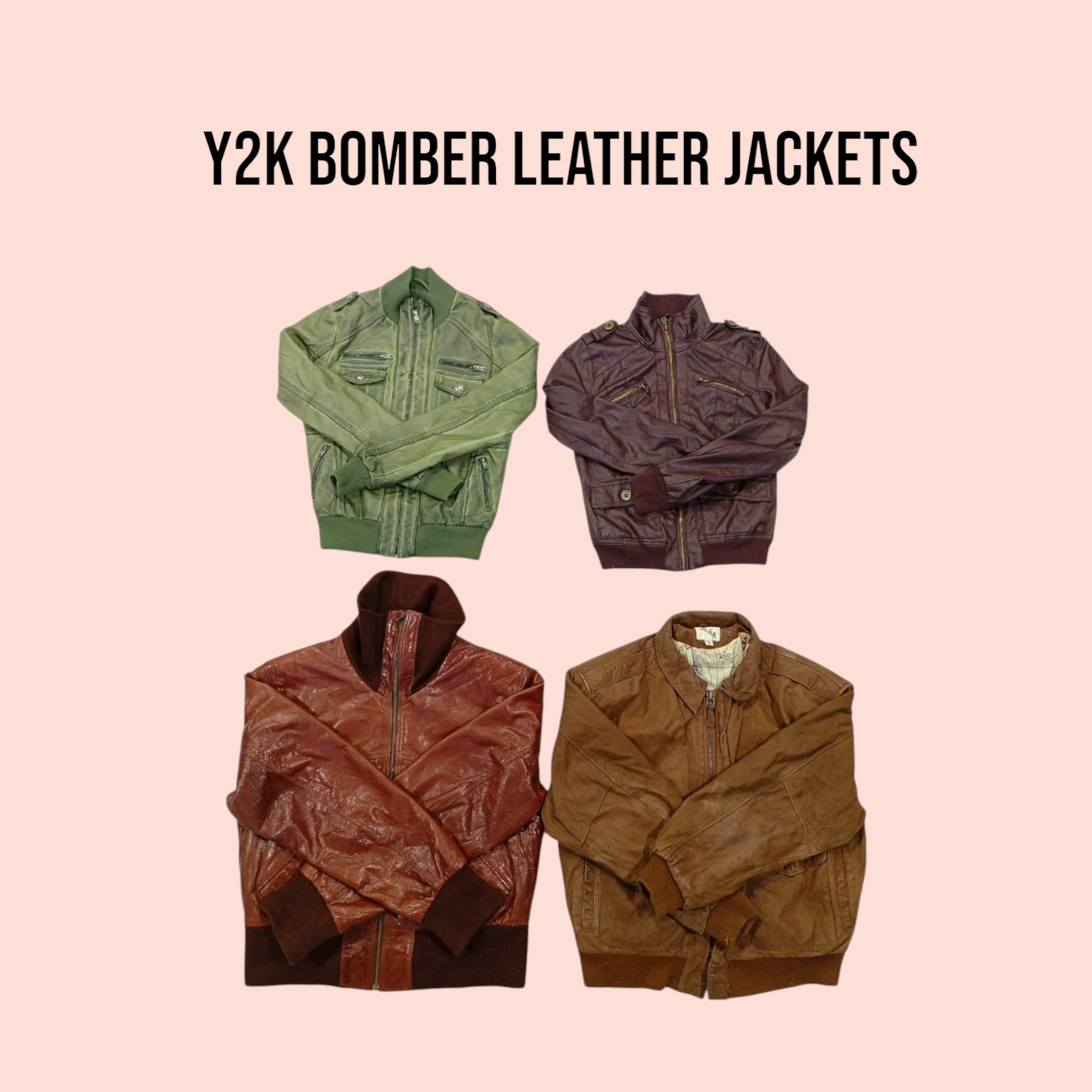 ysK Bomber Leather Jackets