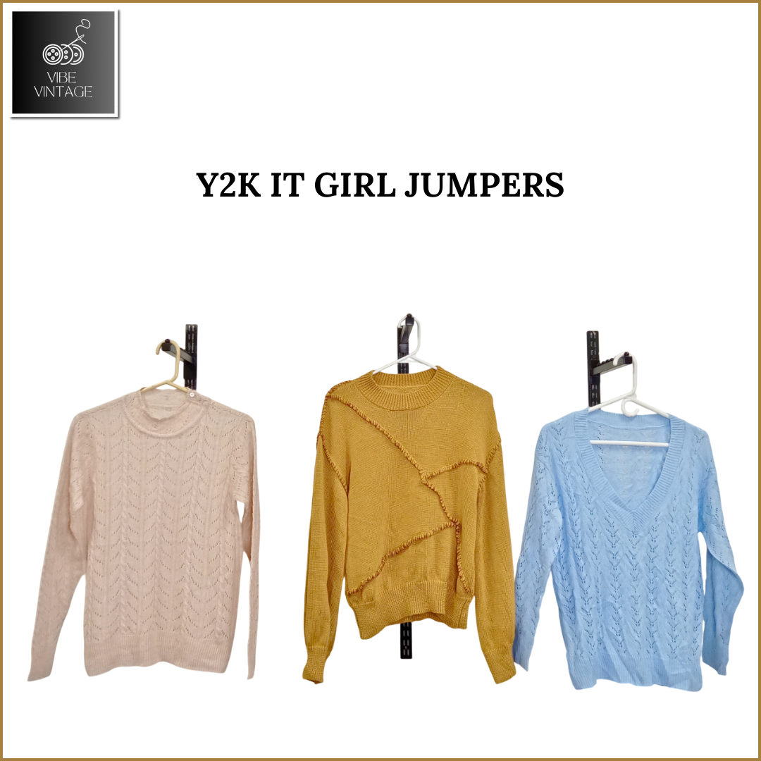 Y2K IT GIRL JUMPERS - 08 PCS