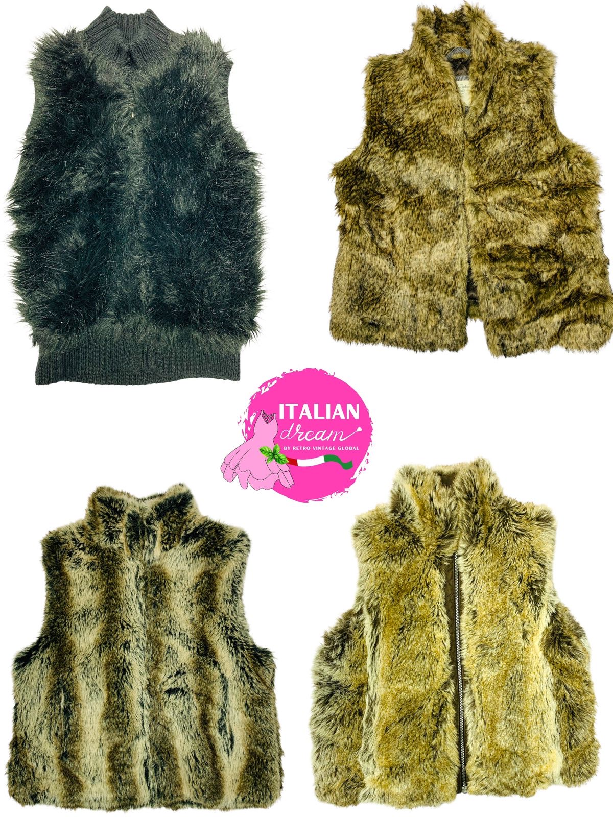 Y2K faux fur mix