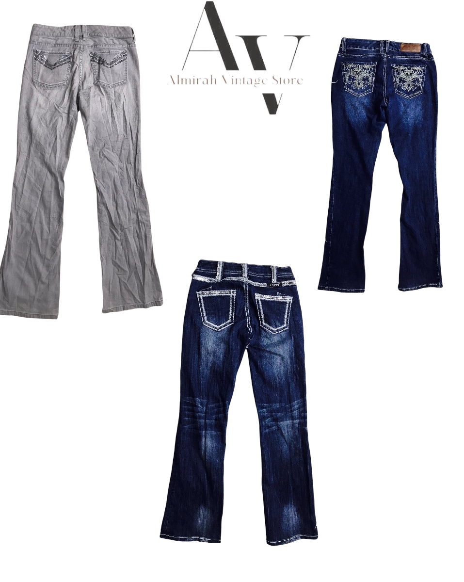 Y2k flared jeans 10 pcs