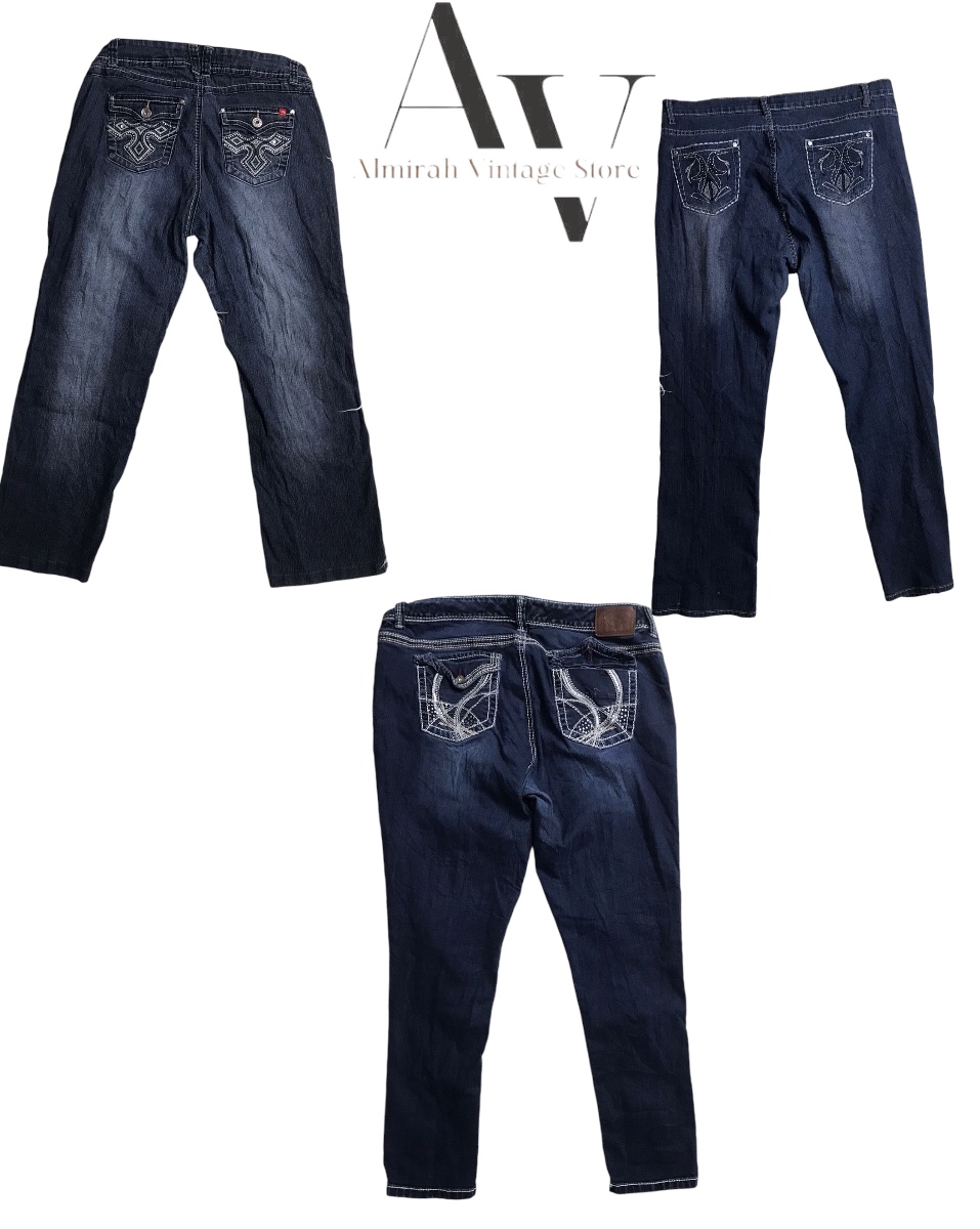 Lindos jeans flare estilo 10 pcs