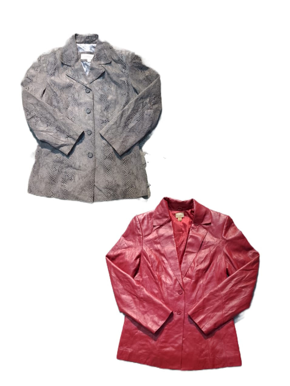 Y2k Leather Blazer jackets