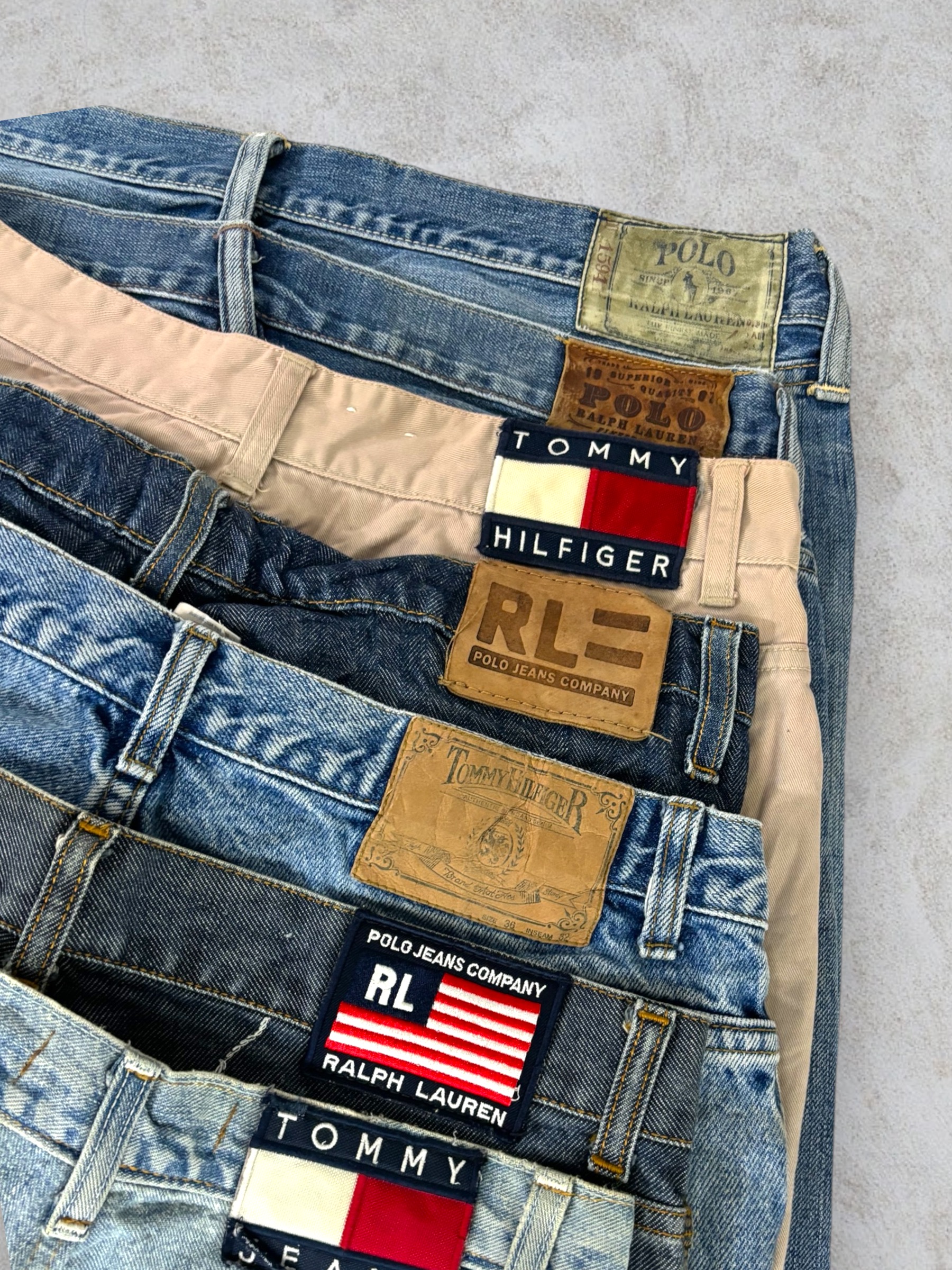 Tommy Hilfiger Polo Ralph Lauren Baggy Jeans 20 Stk. (B73)