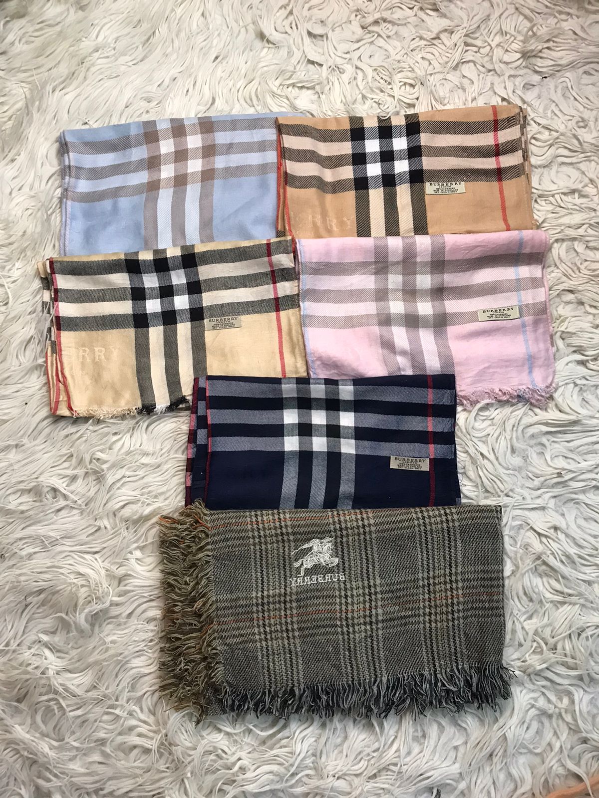 Long Burberry Scarves  Grade AB