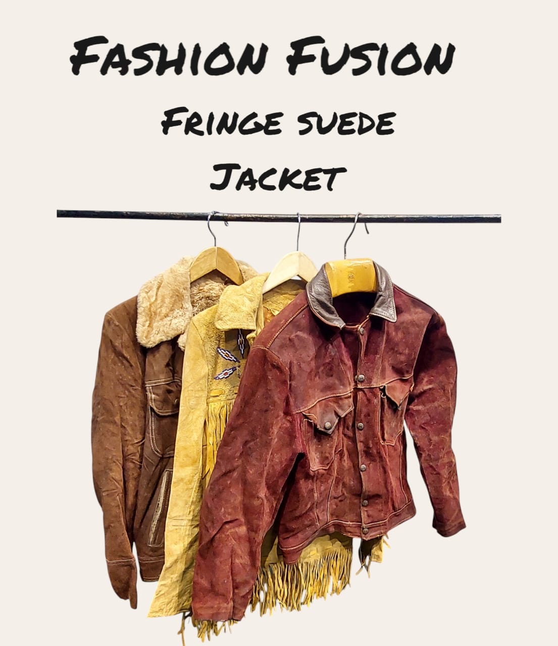 Fringe suede jacket (FF-245)