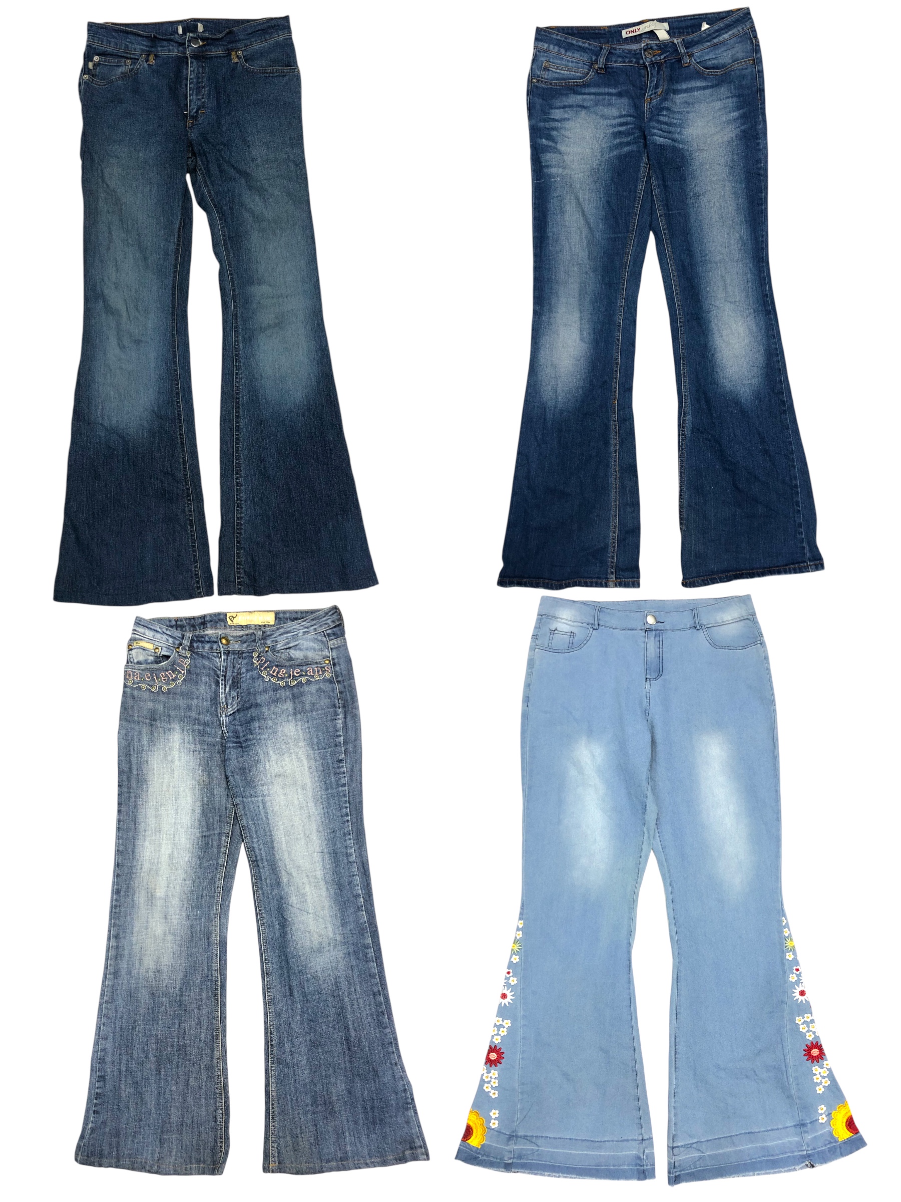 Y2K Groove Flared Jeans S-781