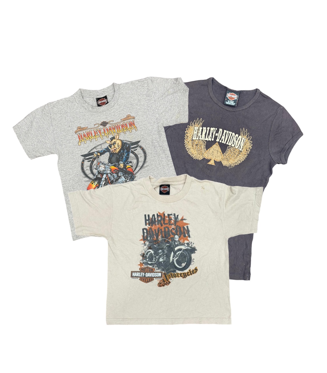 10 x T-shirt Harley Davidson lot de pièces exactes