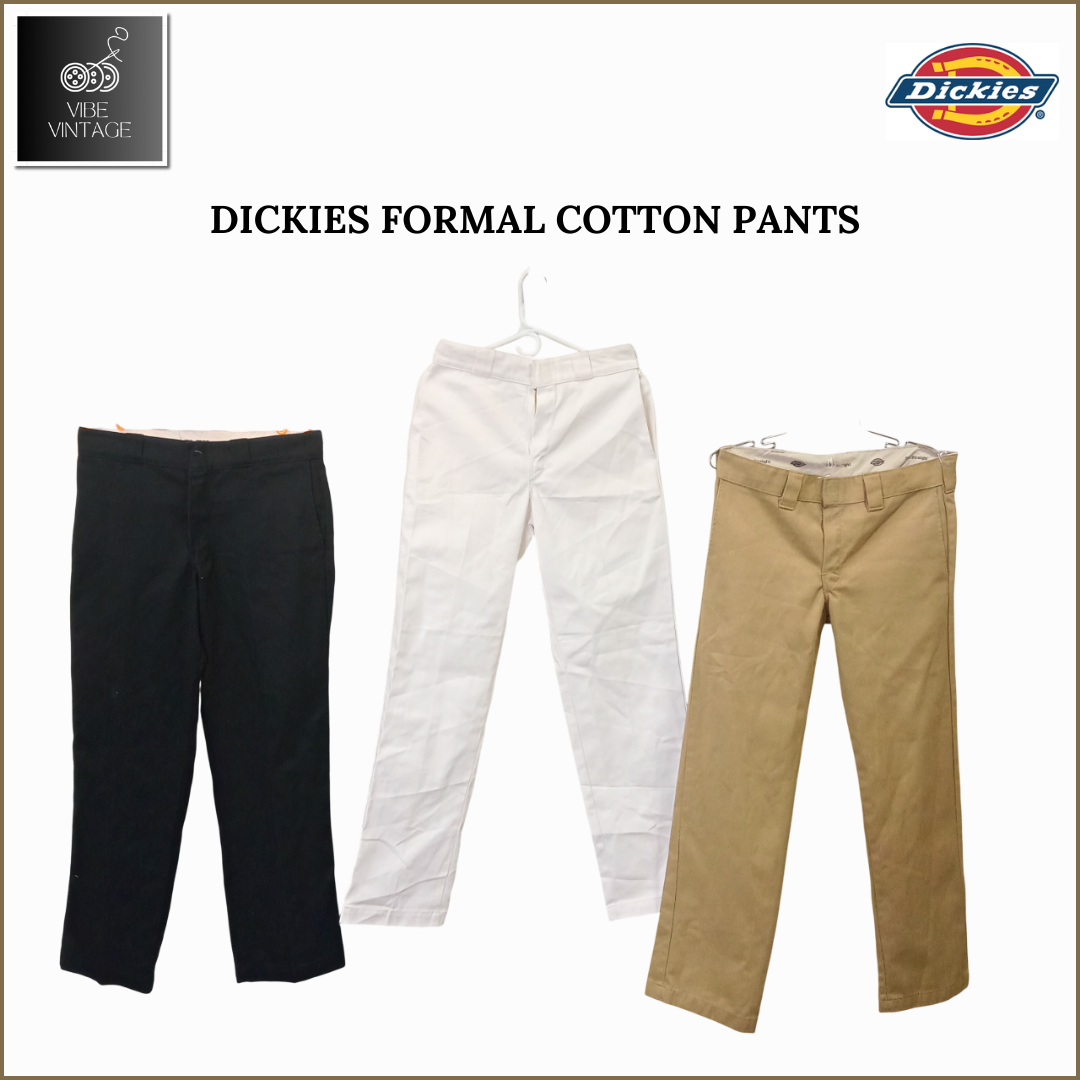 PANTALONS EN COTON FORMELS DICKIES - 17 PCS