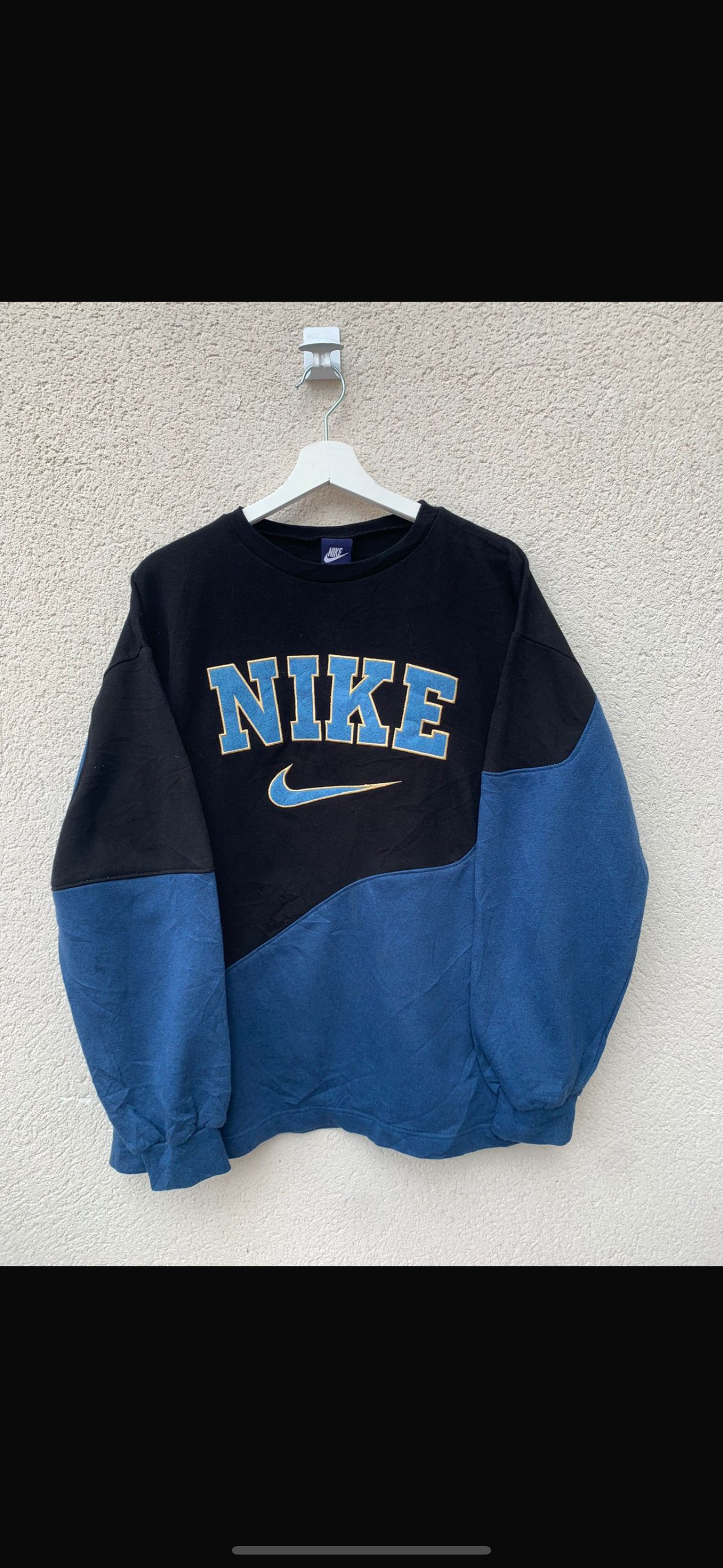 rework style nike big logo sweatshirts 50 pcs