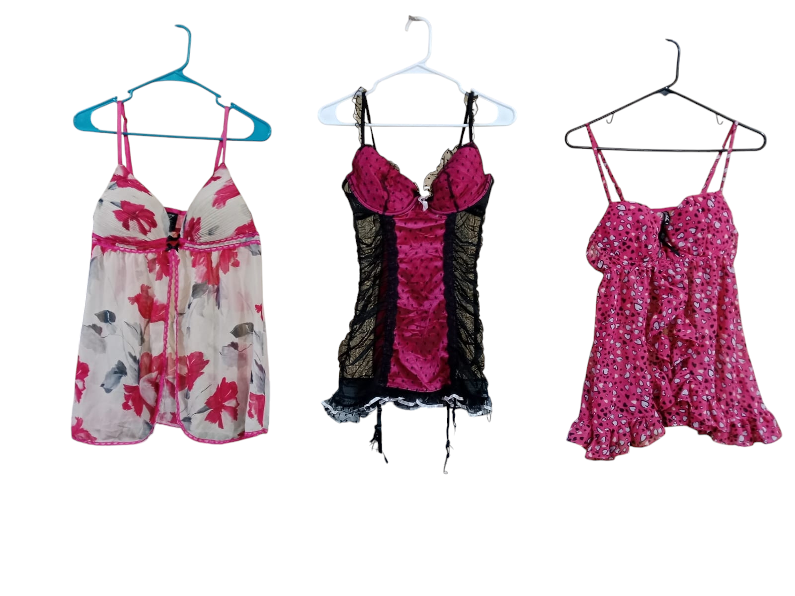 Printed coquette bra tops - 32 pcs - dec10/24