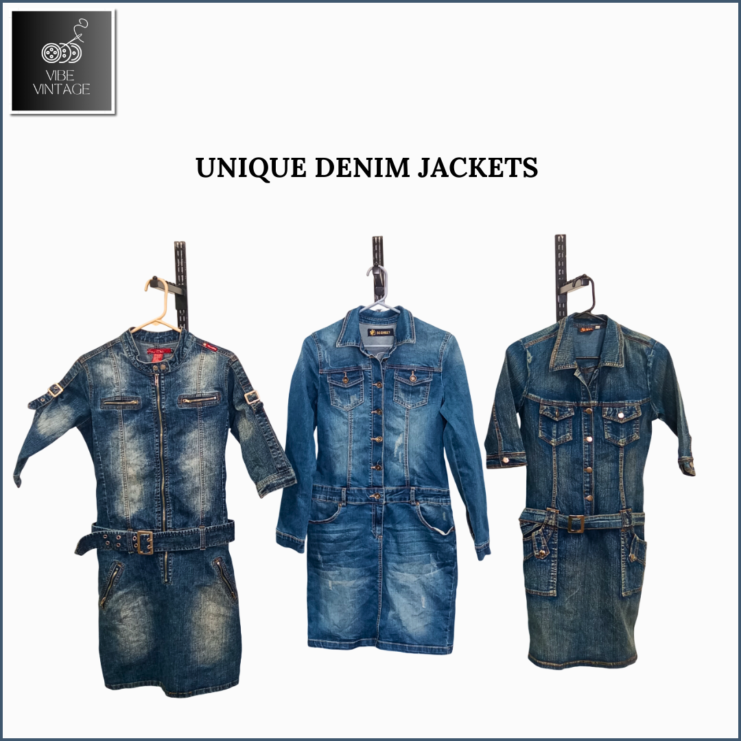 UNIQUE DENIM JACKETS - 07 PCS