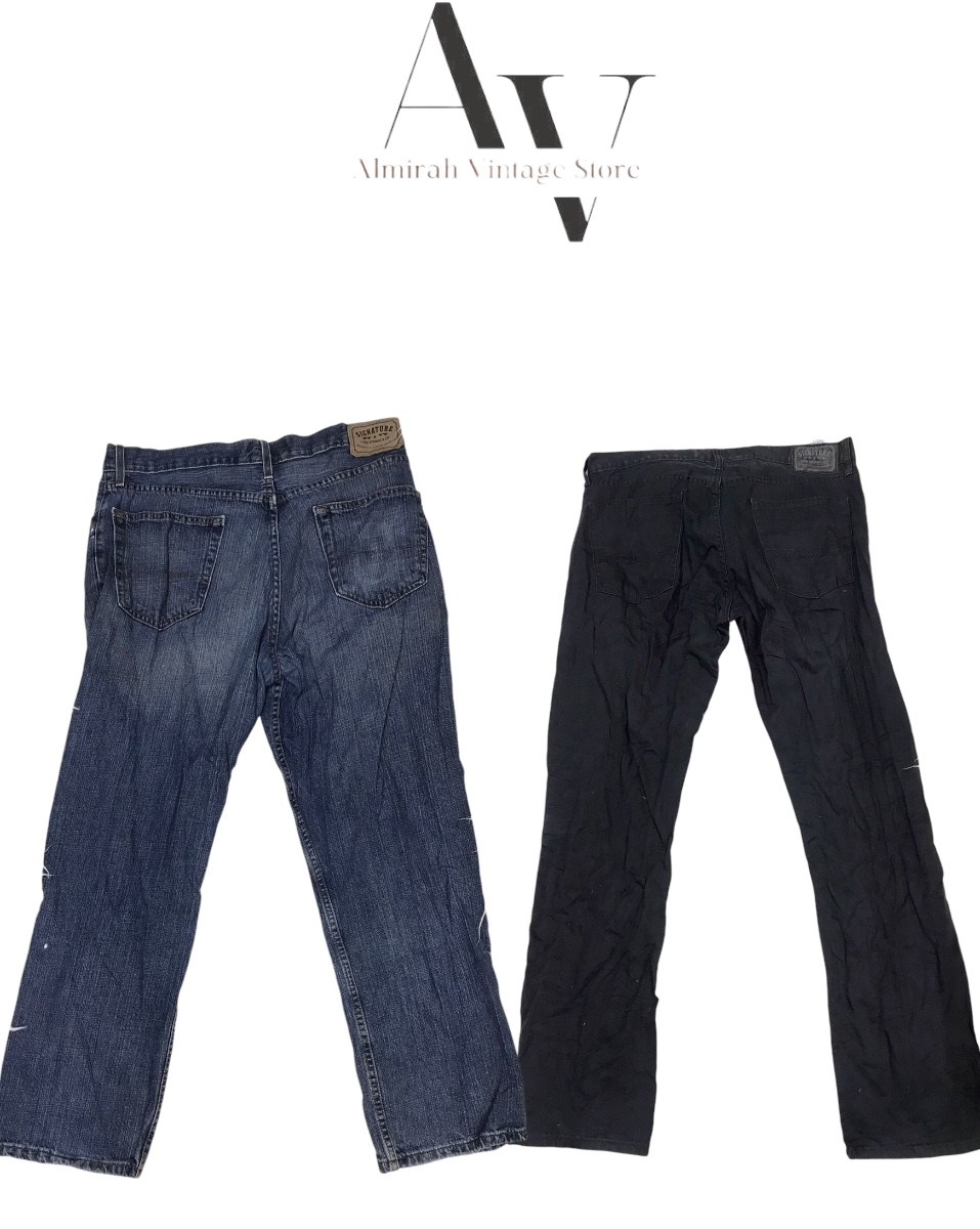 Signature von levis und lee jeans