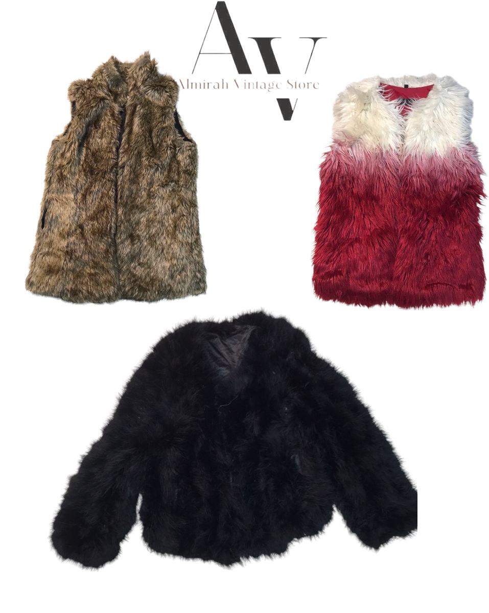 Y2k FUR COATS AND VEST