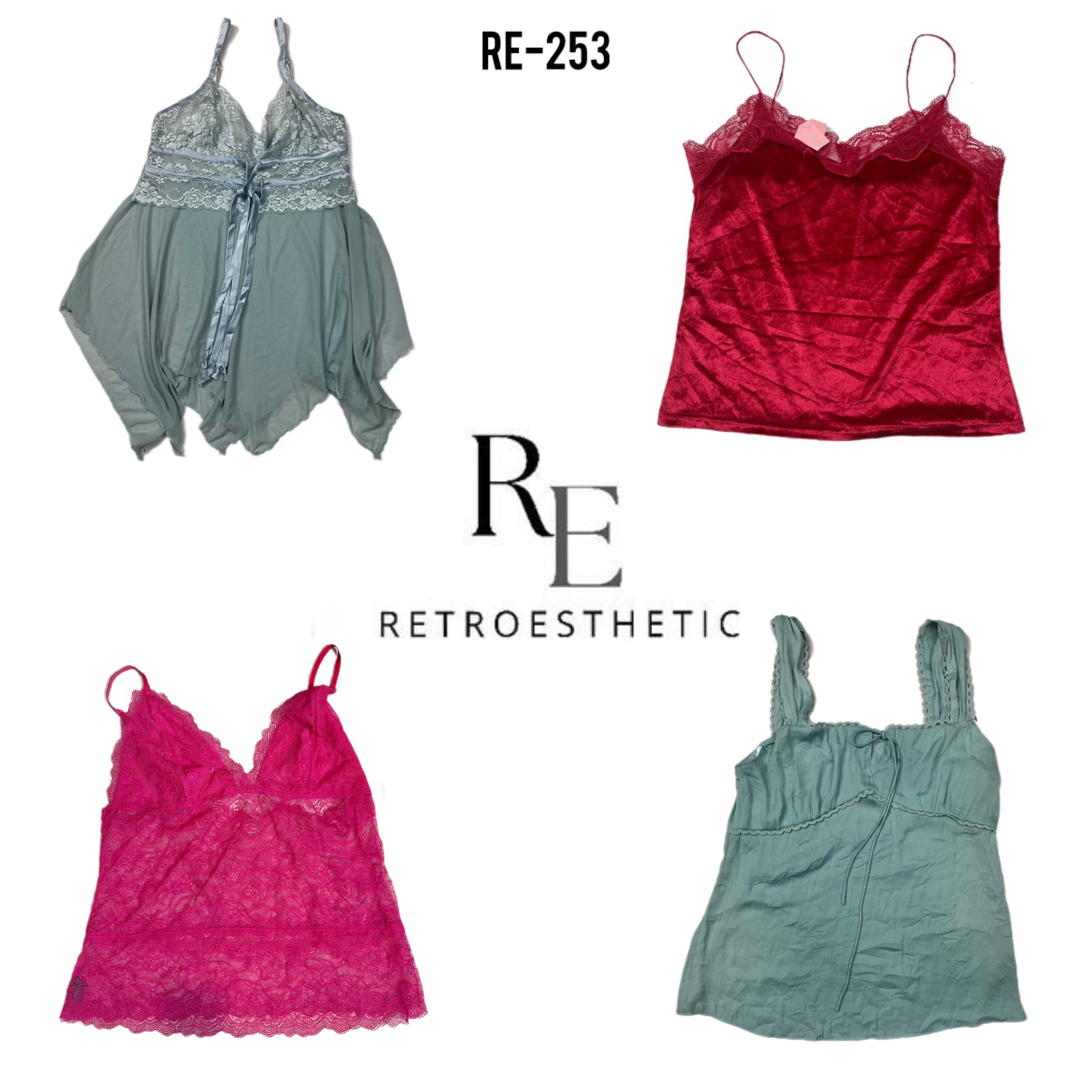 Y2K Cute Cami Tops (RE-253)