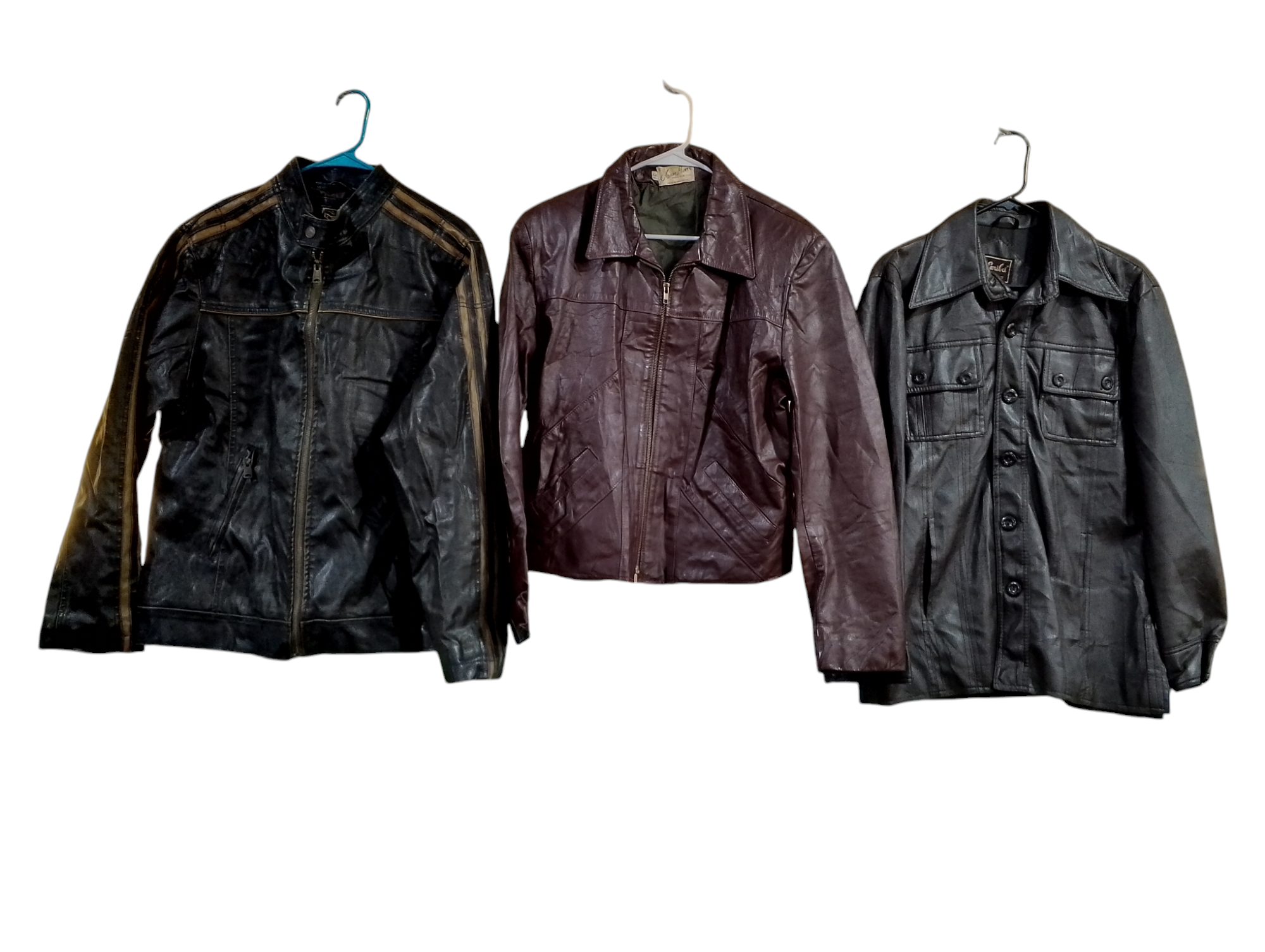 Leather structure jackets  mix - 12 pcs - dec13/24