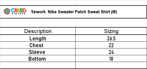 Pull en patch Nike surcyclé
