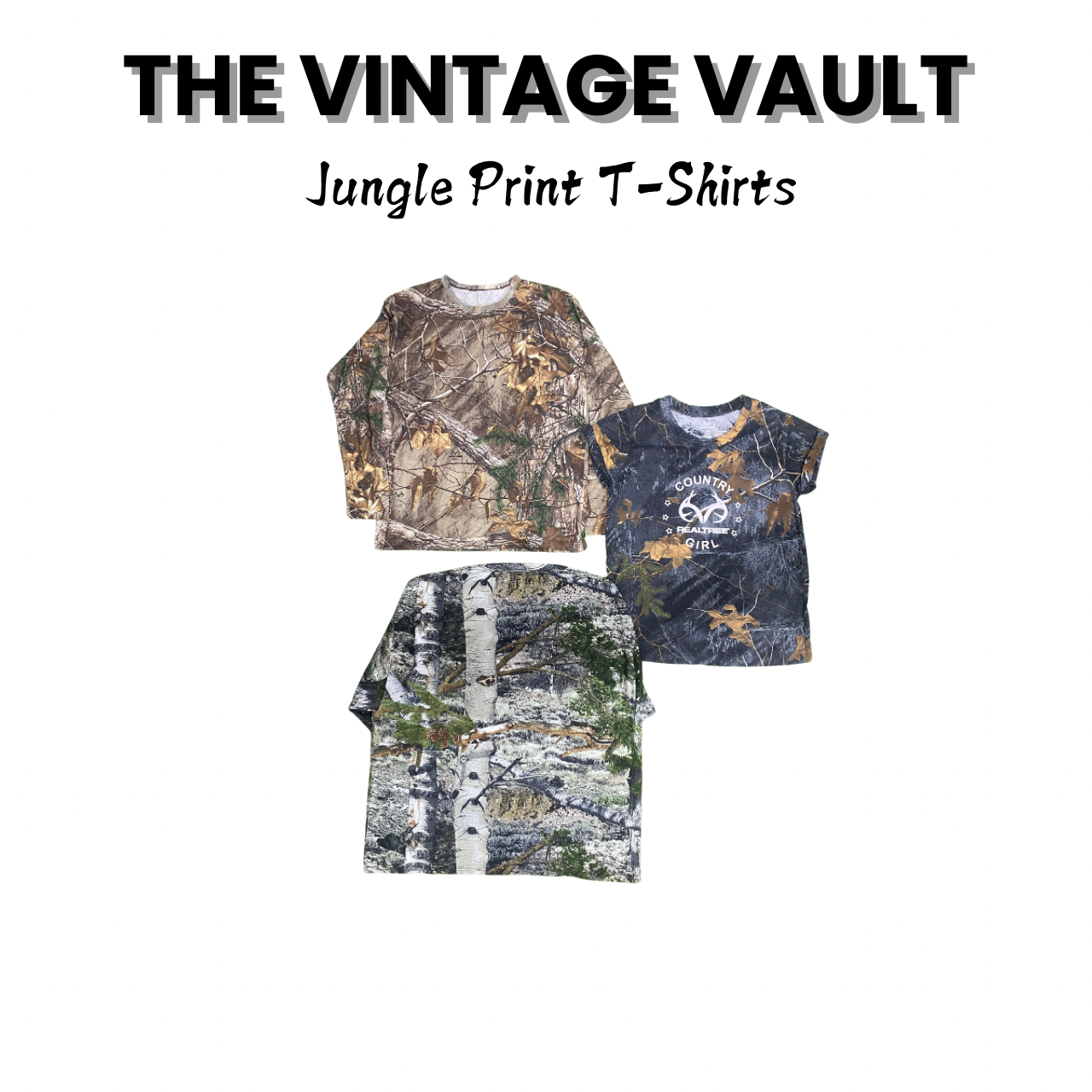 T-shirts imprimé Jungle Realtree - 50 pcs