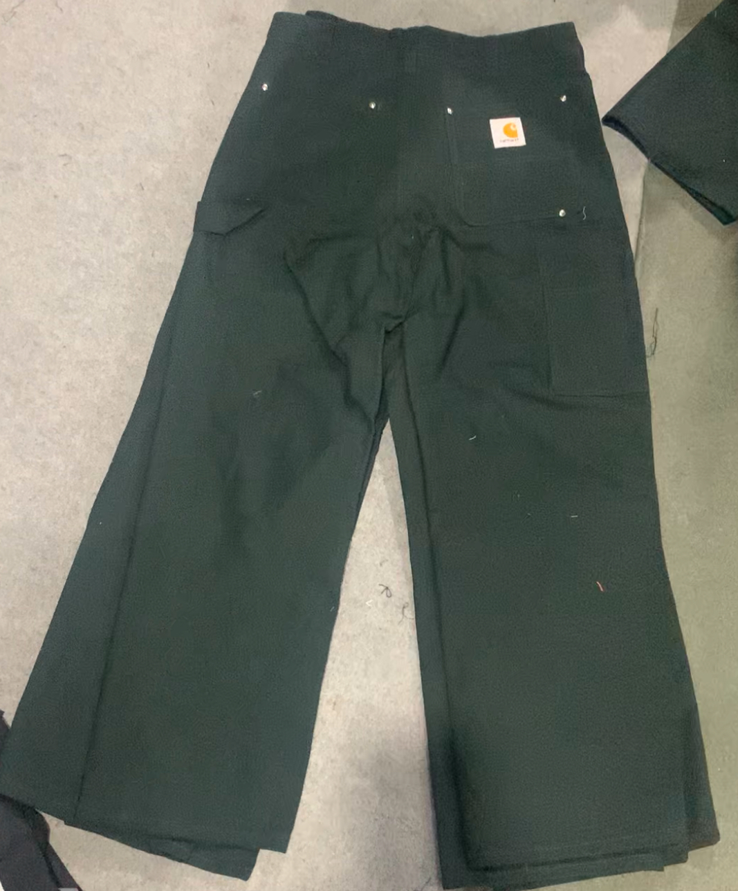 Carhartt Rework-Style grüne Hose