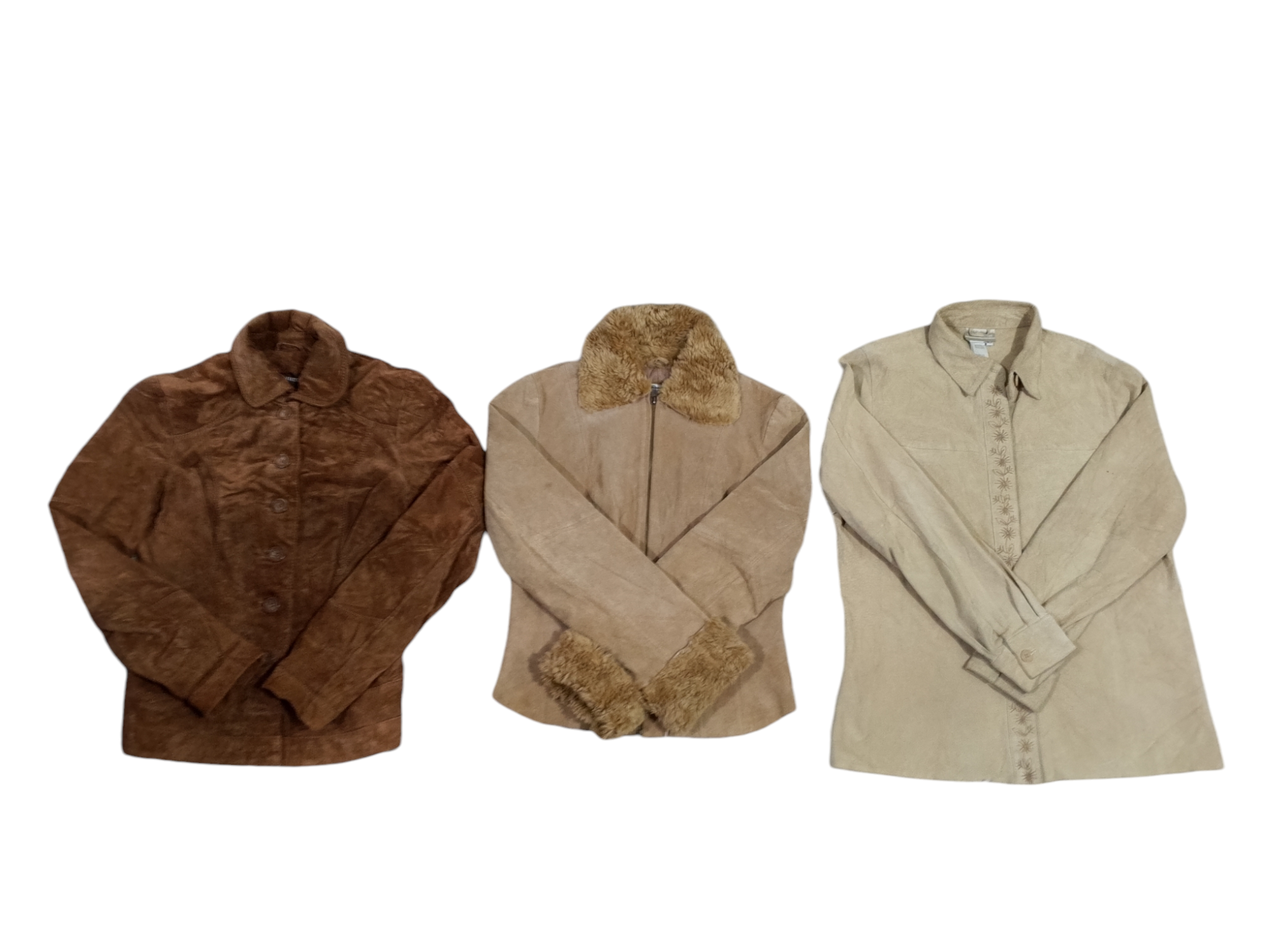 Suede structure jackets - 11 pcs - dec14/24