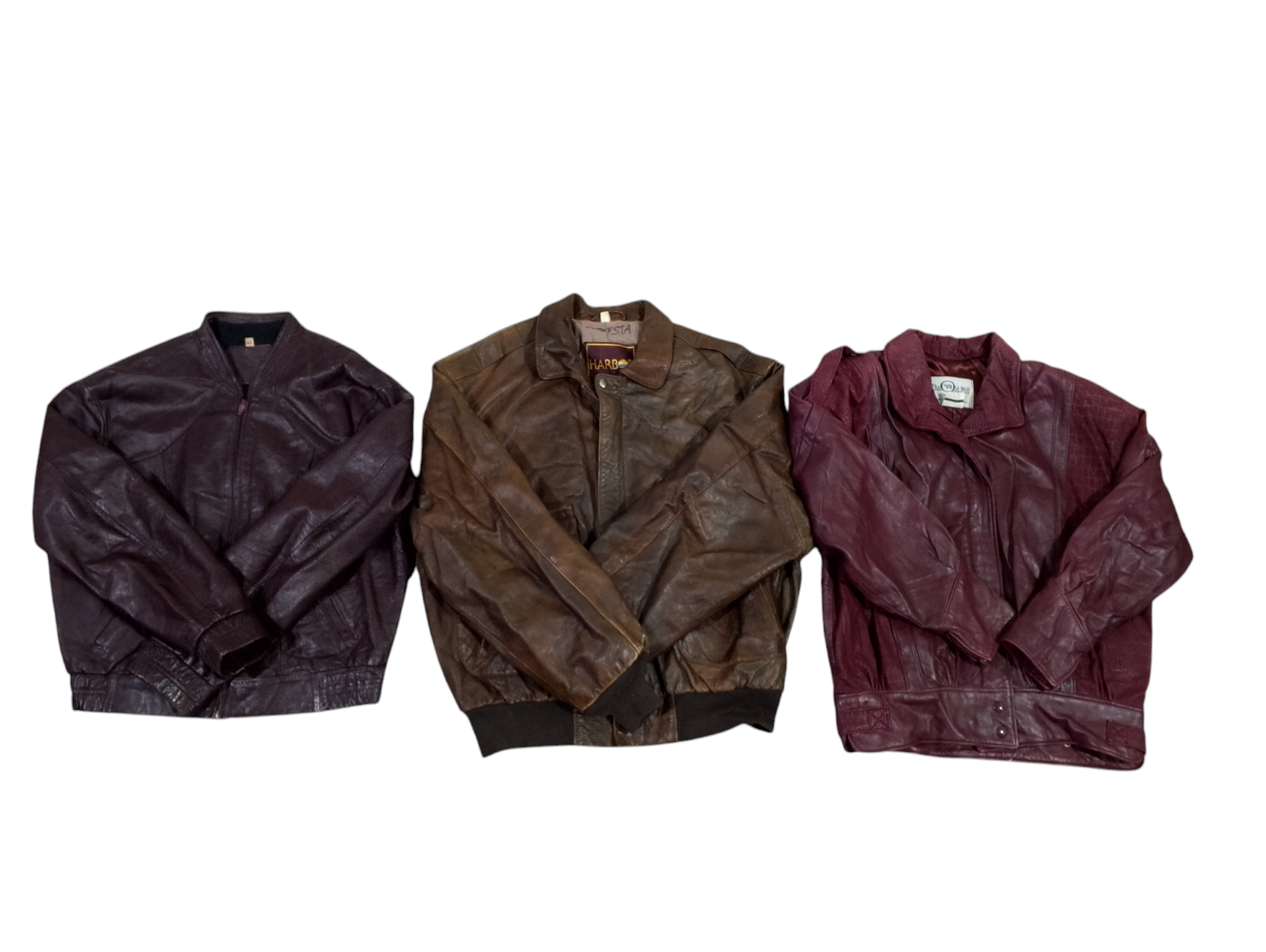 Leather bomber jacket - 10 pcs - dec14/24