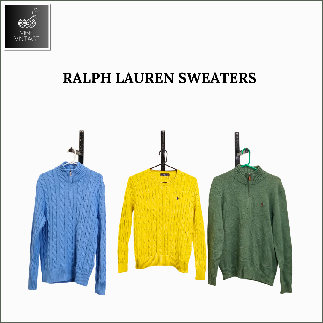 RALPH LAUREN STRICKJACKEN - 12 STÜCK