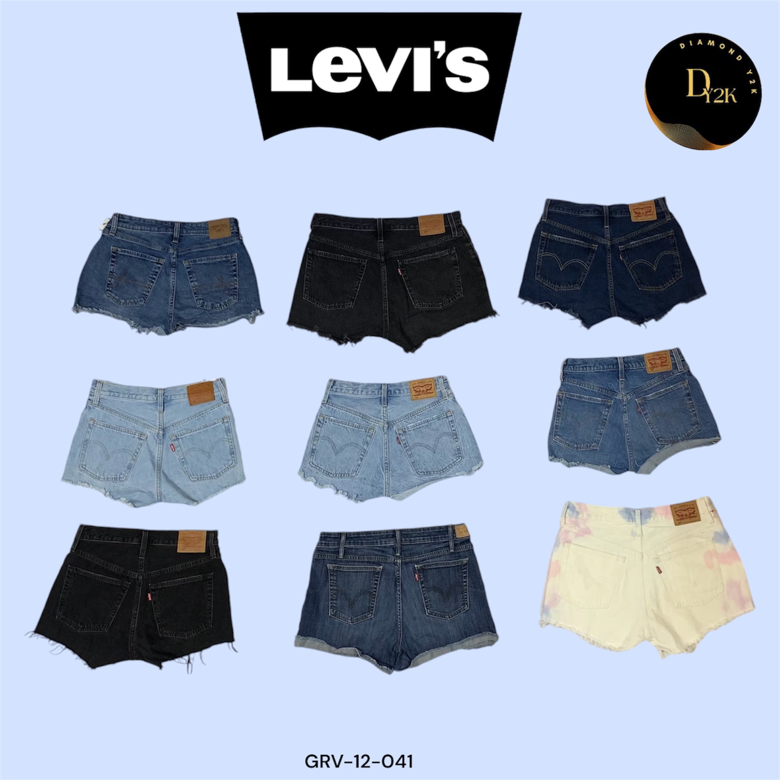 Retro Vibes: Levi’s 501 And more Y2K Mini Denim Shorts (GRV-12-041)