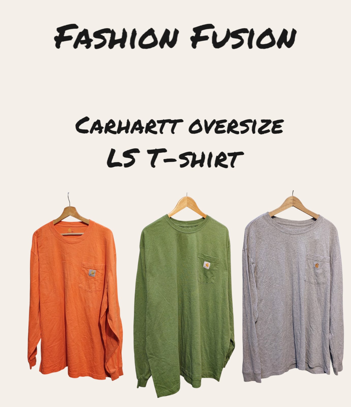 Carhartt overaize LS Tshirt (FF-265)