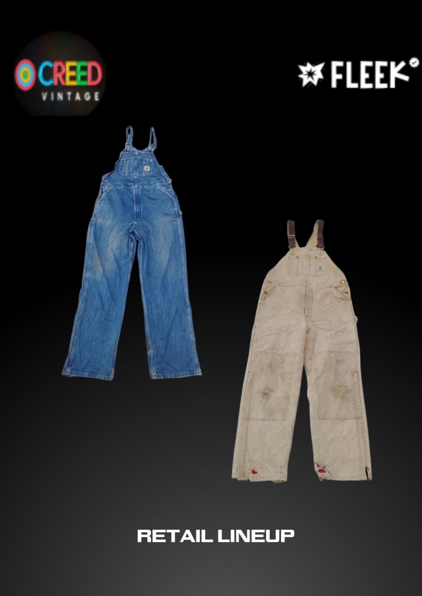 Carhartt Overalls - 100 Pcs