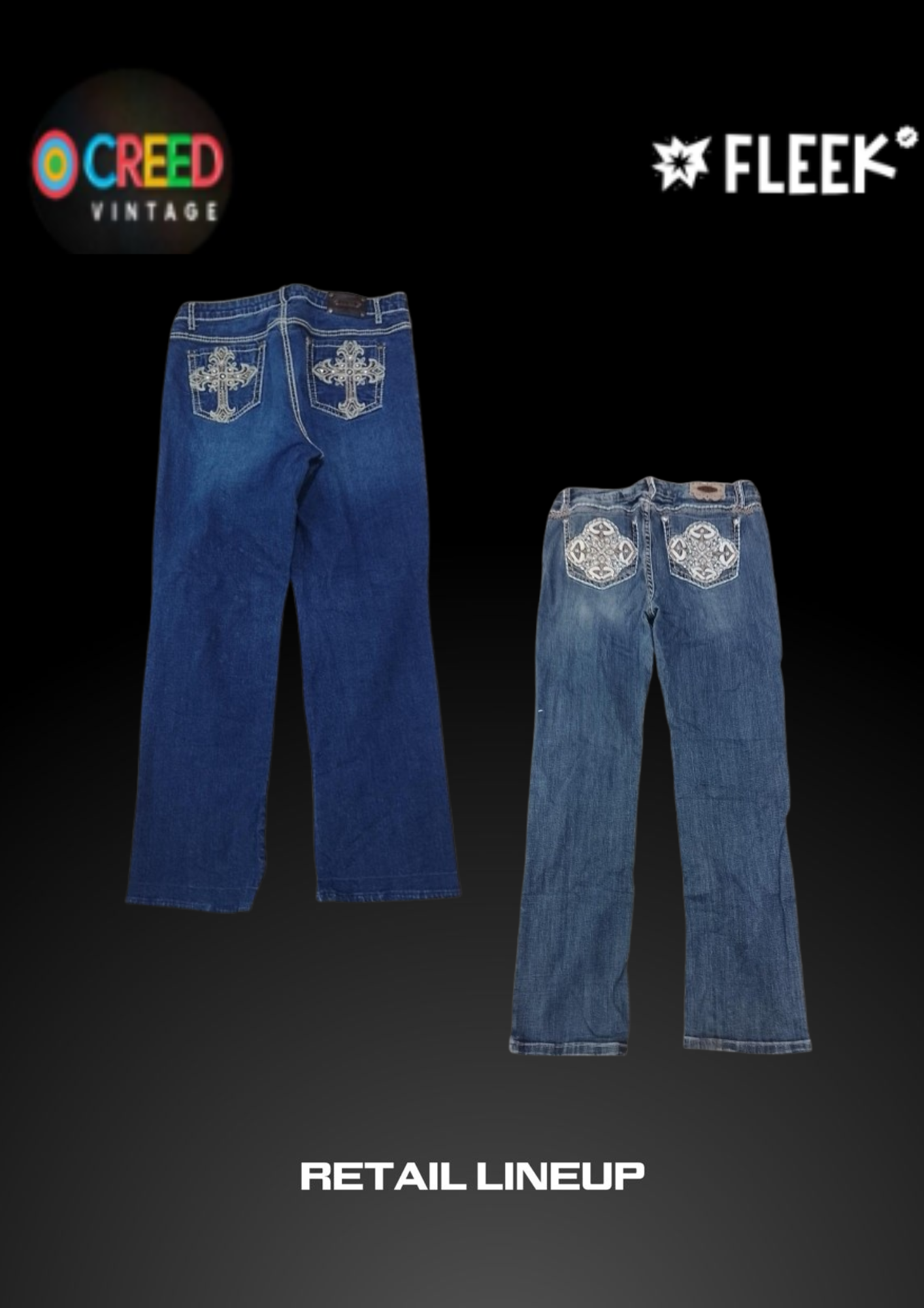 Un Branded Mix Jeans - 100 Pcs