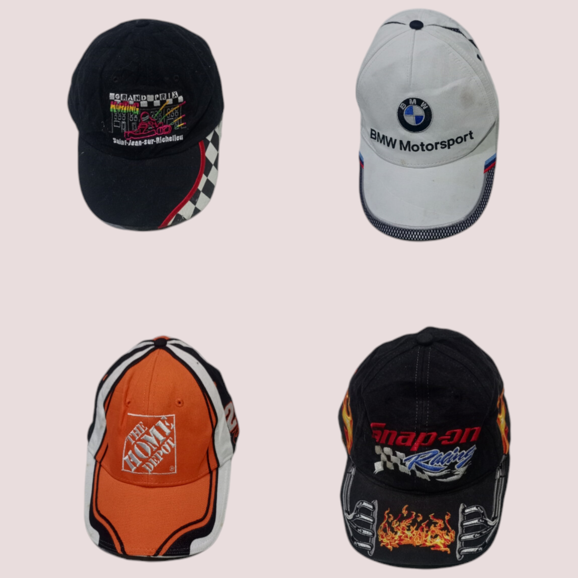 casquette nascar et mix 9 pièces