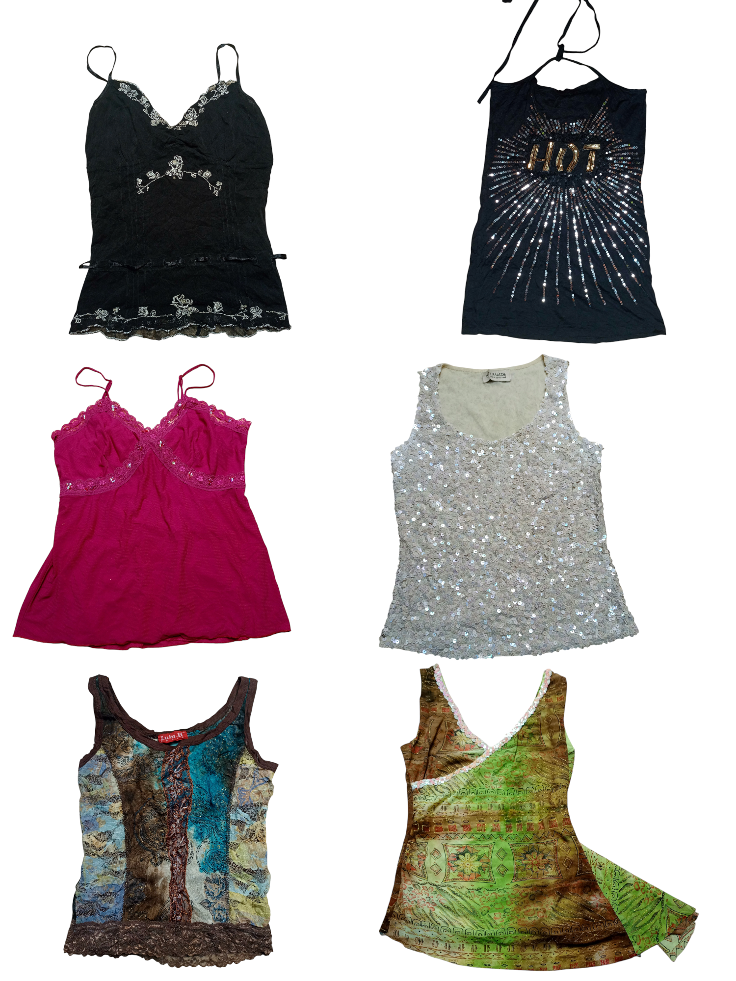 Y2K Mix Cami Tops