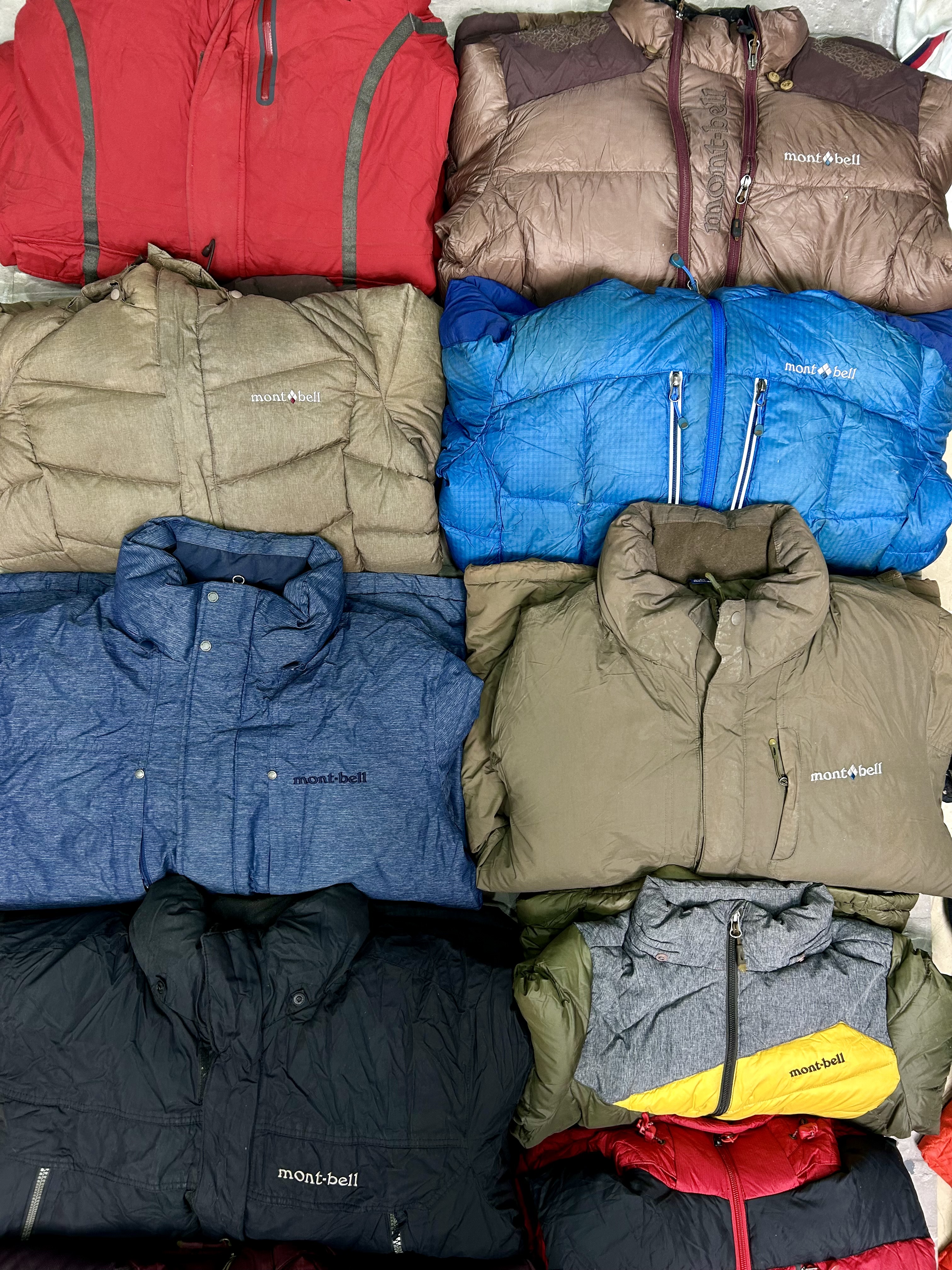 Mont-Bell Puffer Jackets 20 Pieces