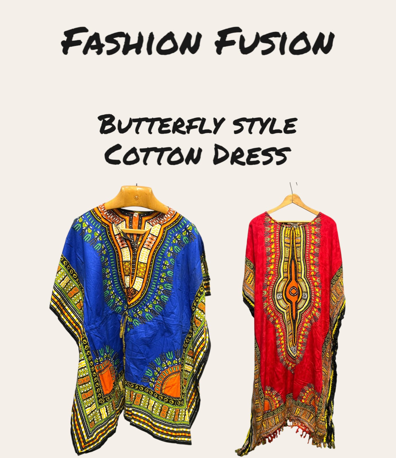 Butterfly style cotton dress (FF-281)