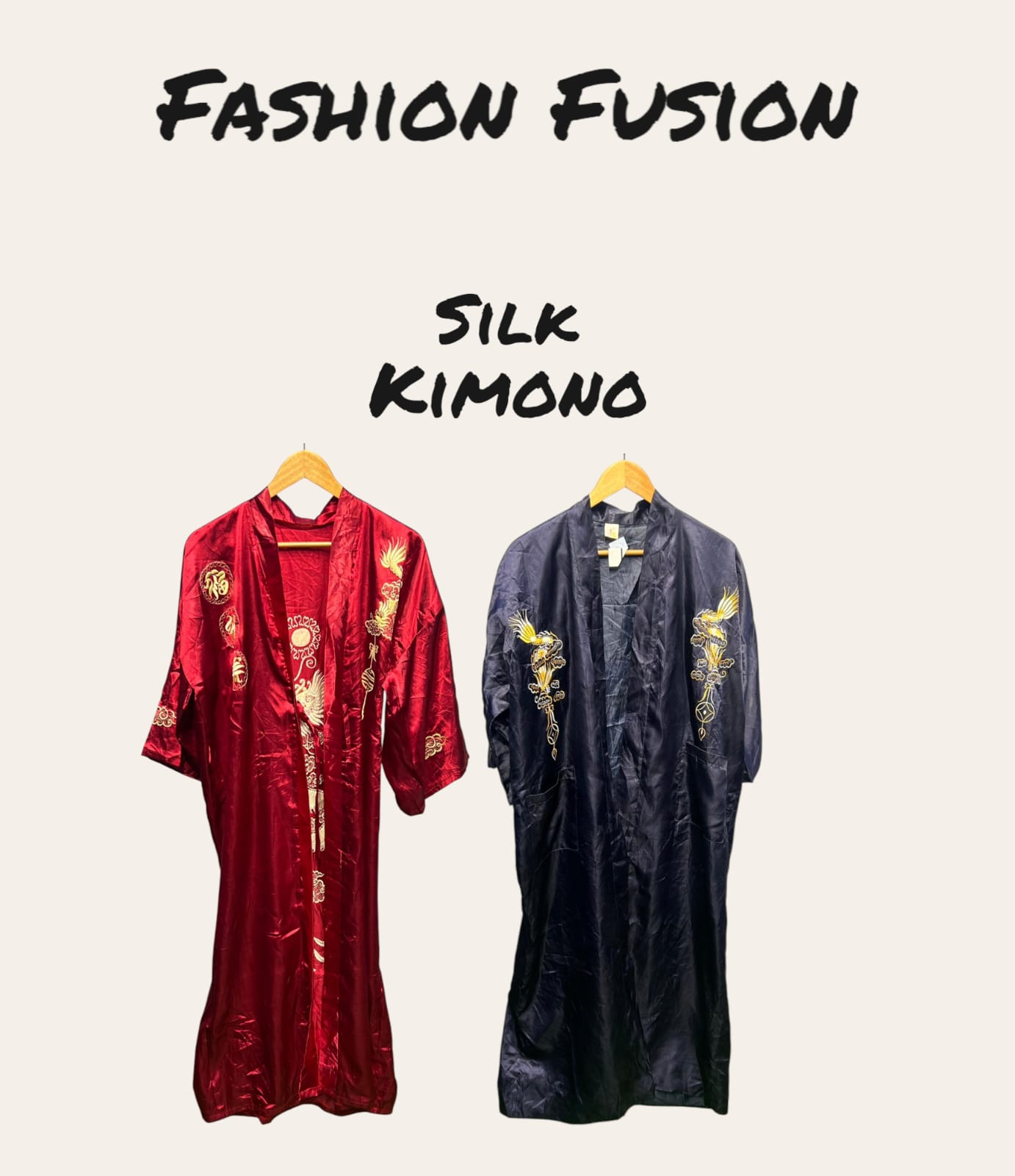 Dragon silk kimono (FF-283)