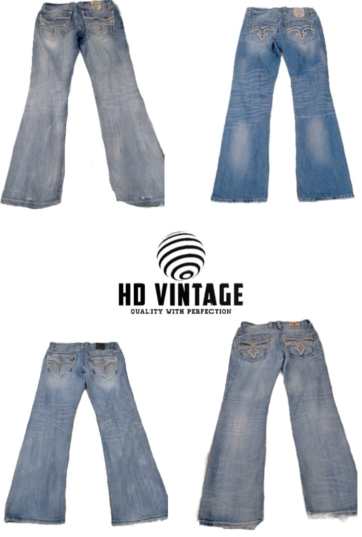 HD474 Men Premium Rock Revival Baggy Jeans - 13 pcs