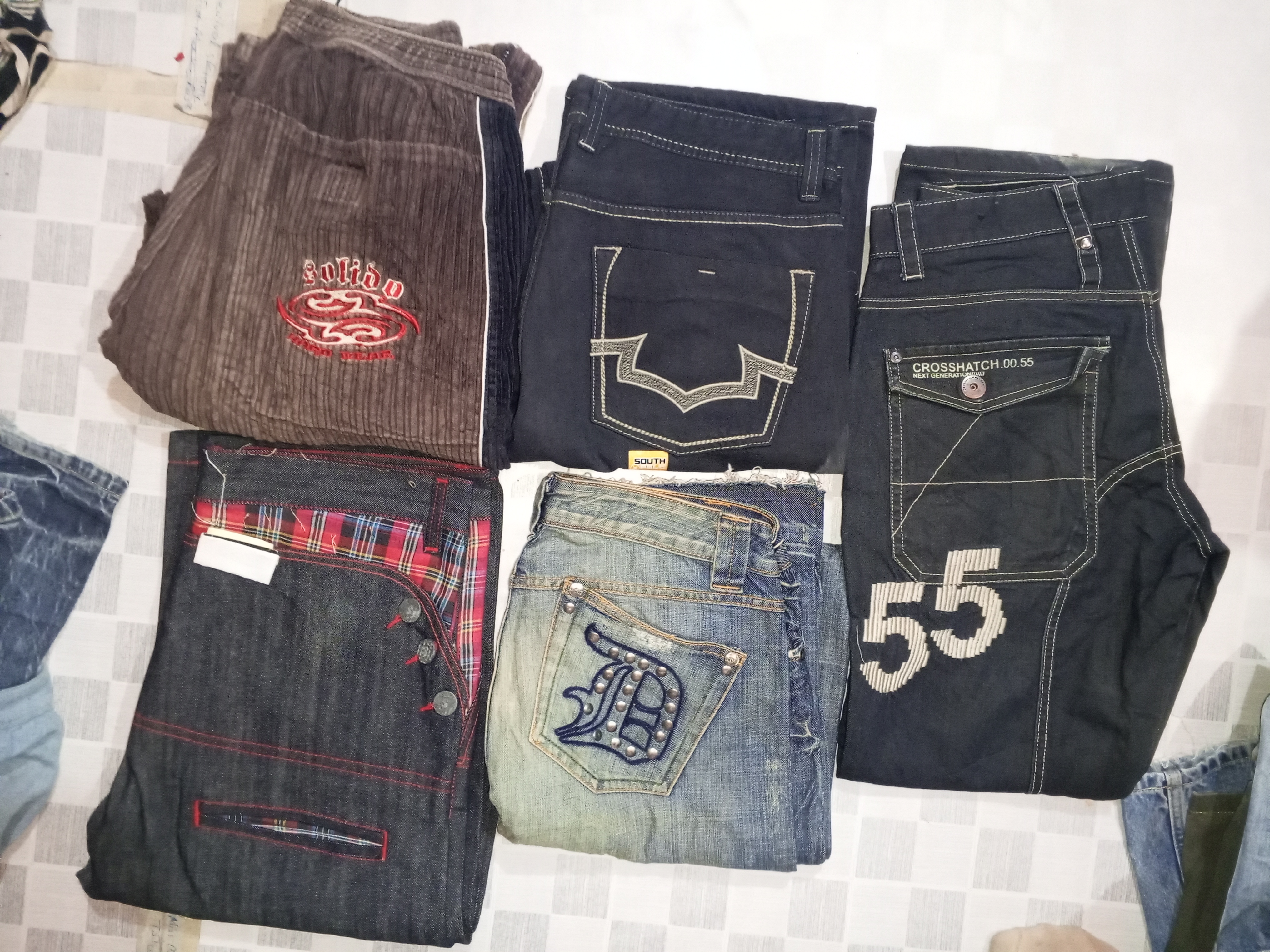 S.NO 93 PÔLE SUD TOMMY HILFIGER ET AUTRES JEANS BAGGY DE MARQUE MIXTE 14