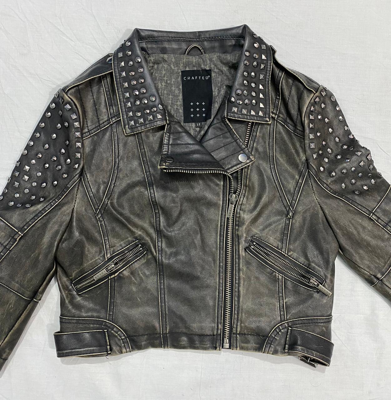 Ladies Leather Biker jacket