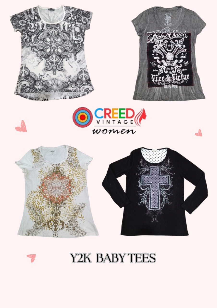 CR3028 T-shirts Y2K Bébé - 20 Pièces