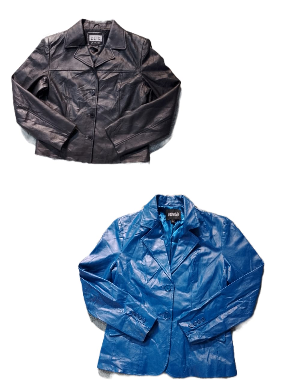 Y2k Leather Blazer jackets