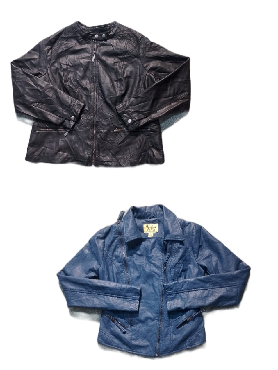 Y2k Leather Zipper Jackets