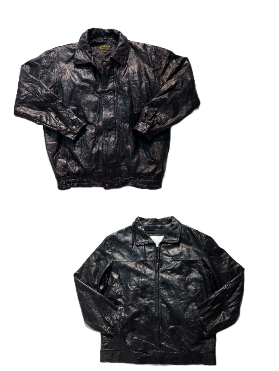 Vestes Bomber en Cuir