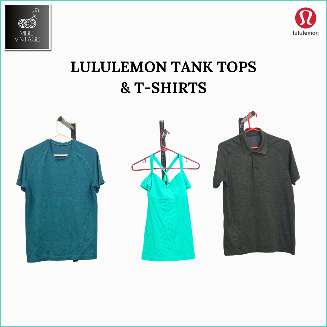 LULULEMON TANKTOPS ET T-SHIRTS - 30 PCS (BUNDLE 2)