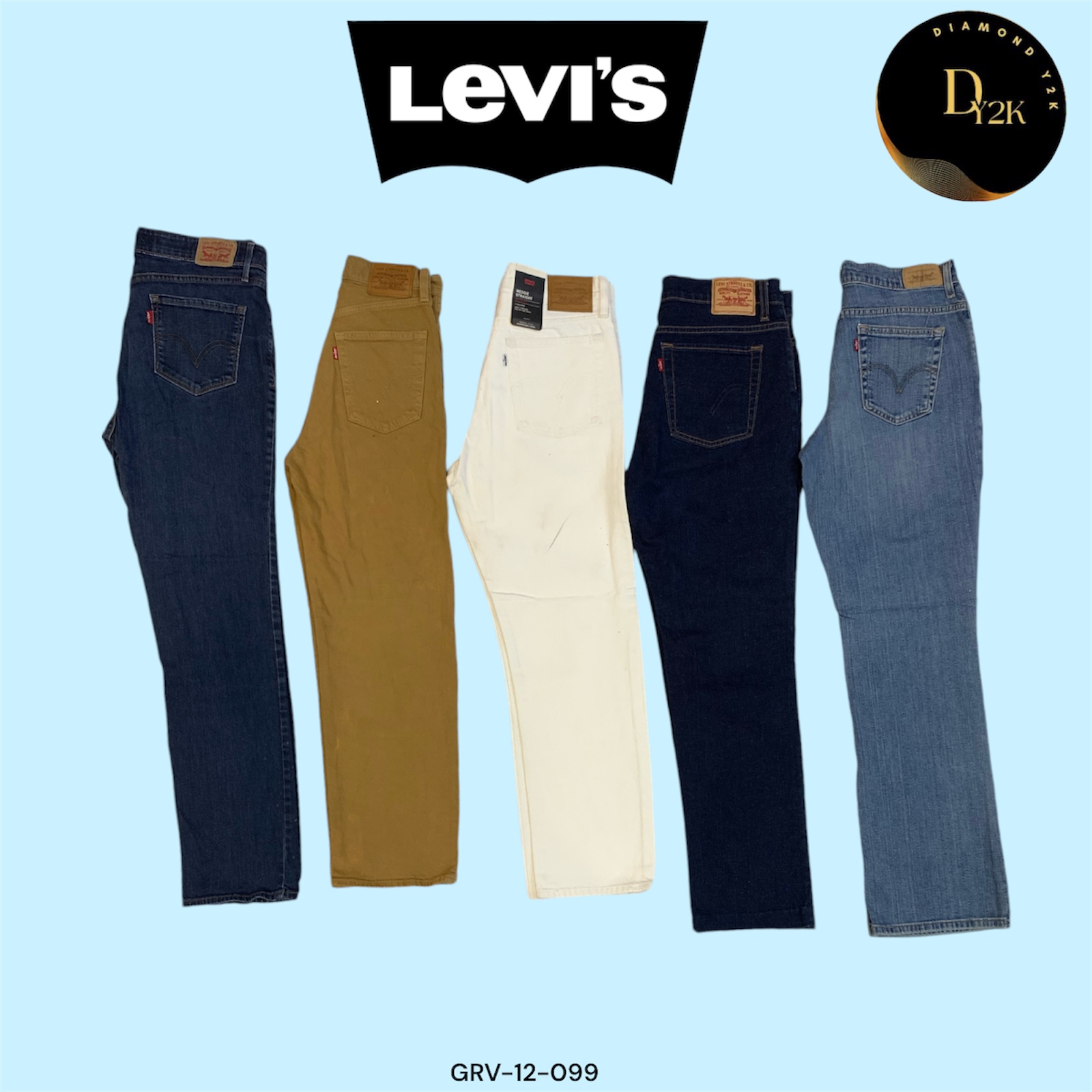 Jean en denim Retro Levi’s – Favori Y2K (GRV-12-099)