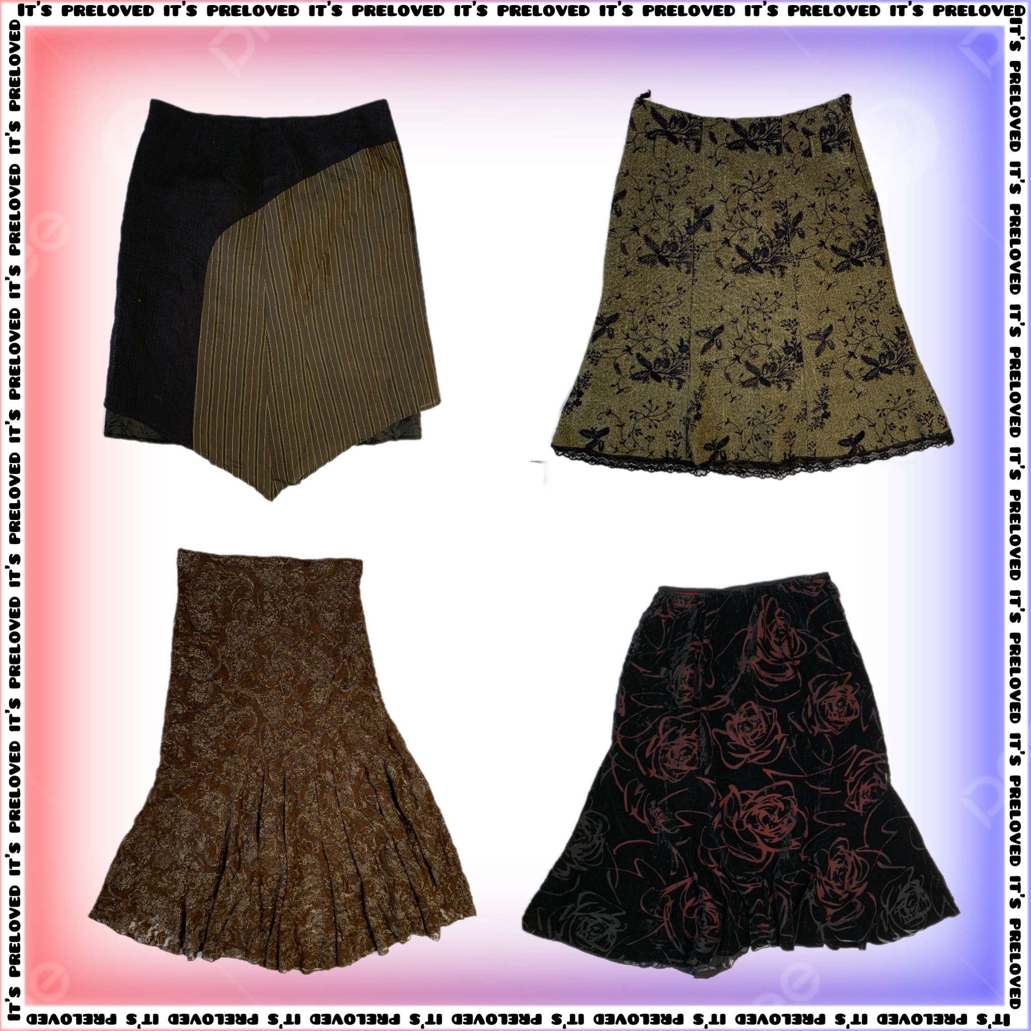 Retro Mod Skirts Mix (SS-923)