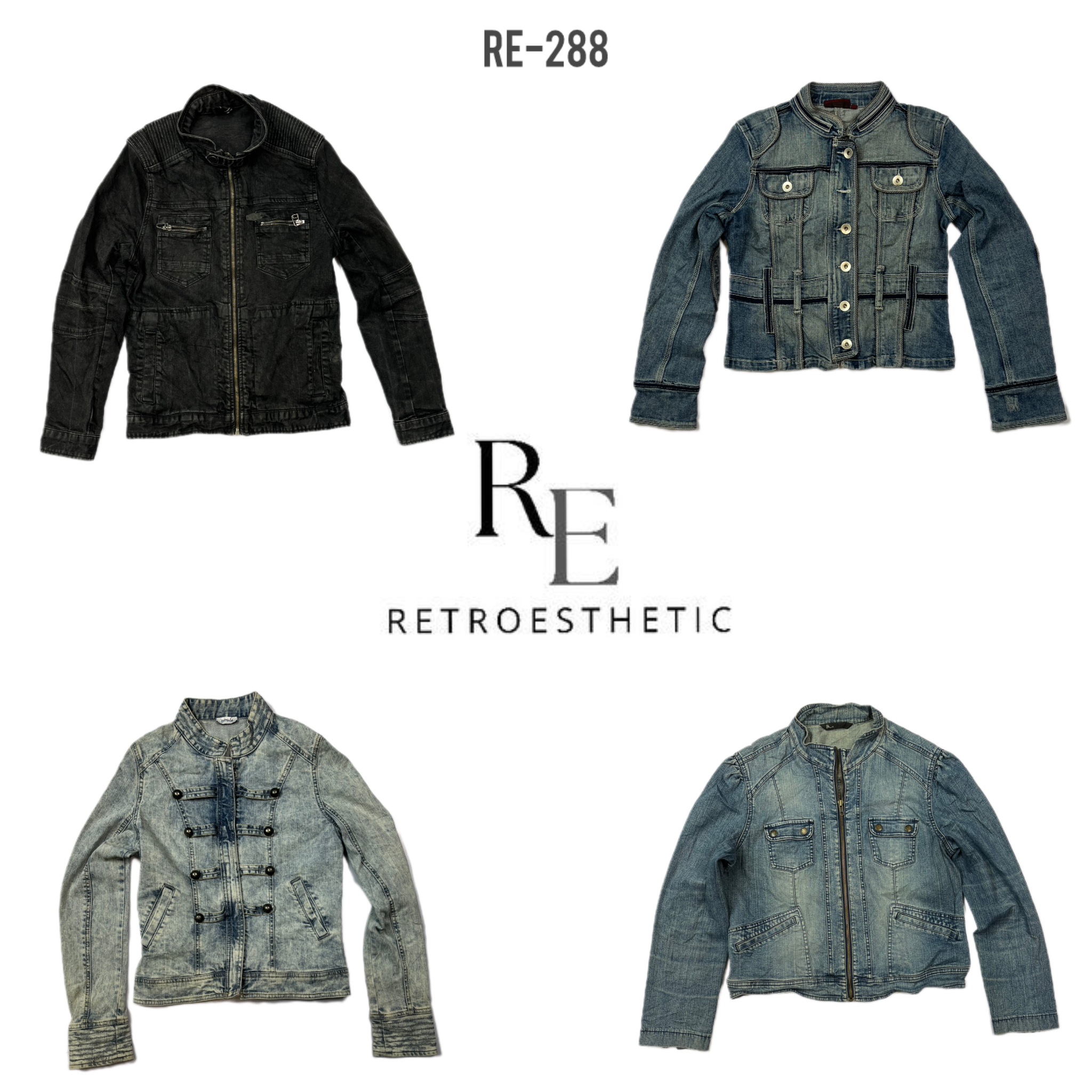 Vestes en jean Y2K IT Girl (RE-288)