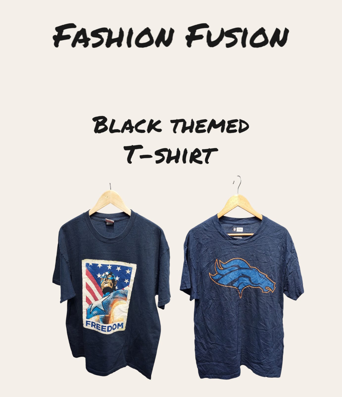 Black theme tshirt (FF-294)