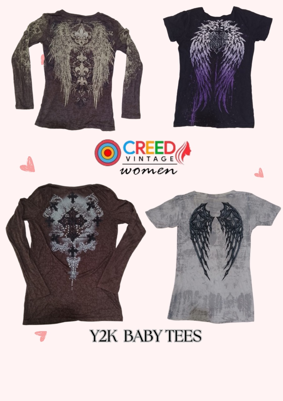 CR3035 Y2K Baby Tees - 30 Pcs