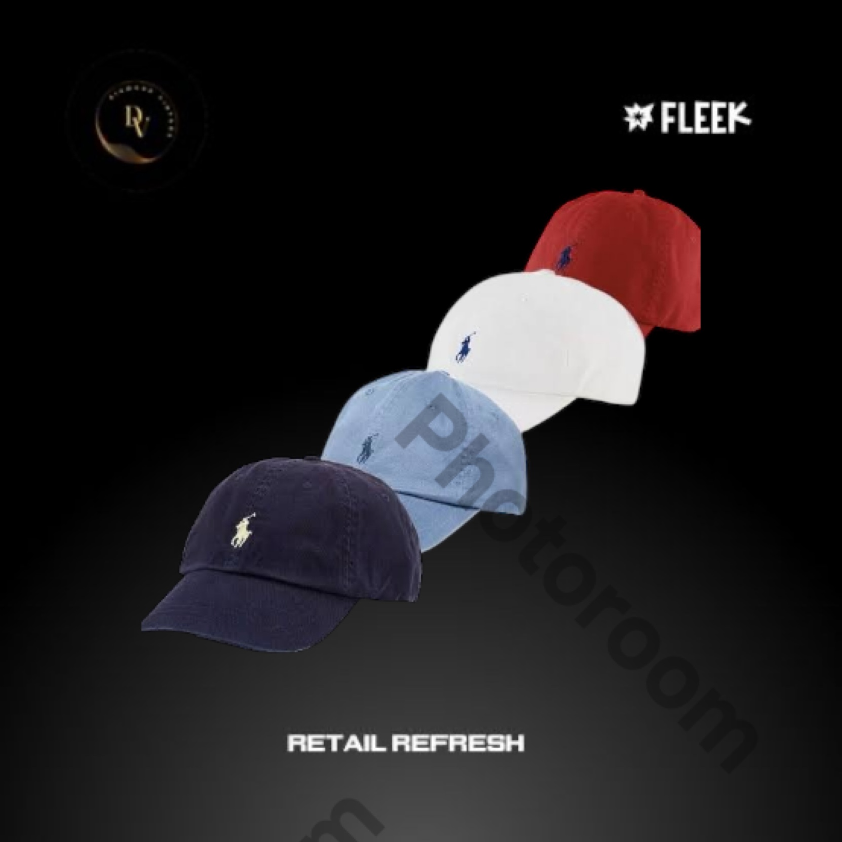 Casquettes Polo Ralph Lauren 20 pièces