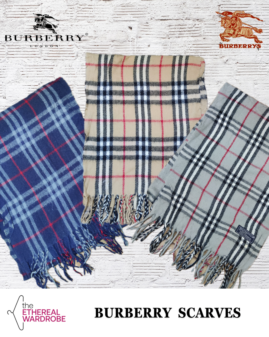 Burberry Schals 25 Stück Hochbeiger Anteil