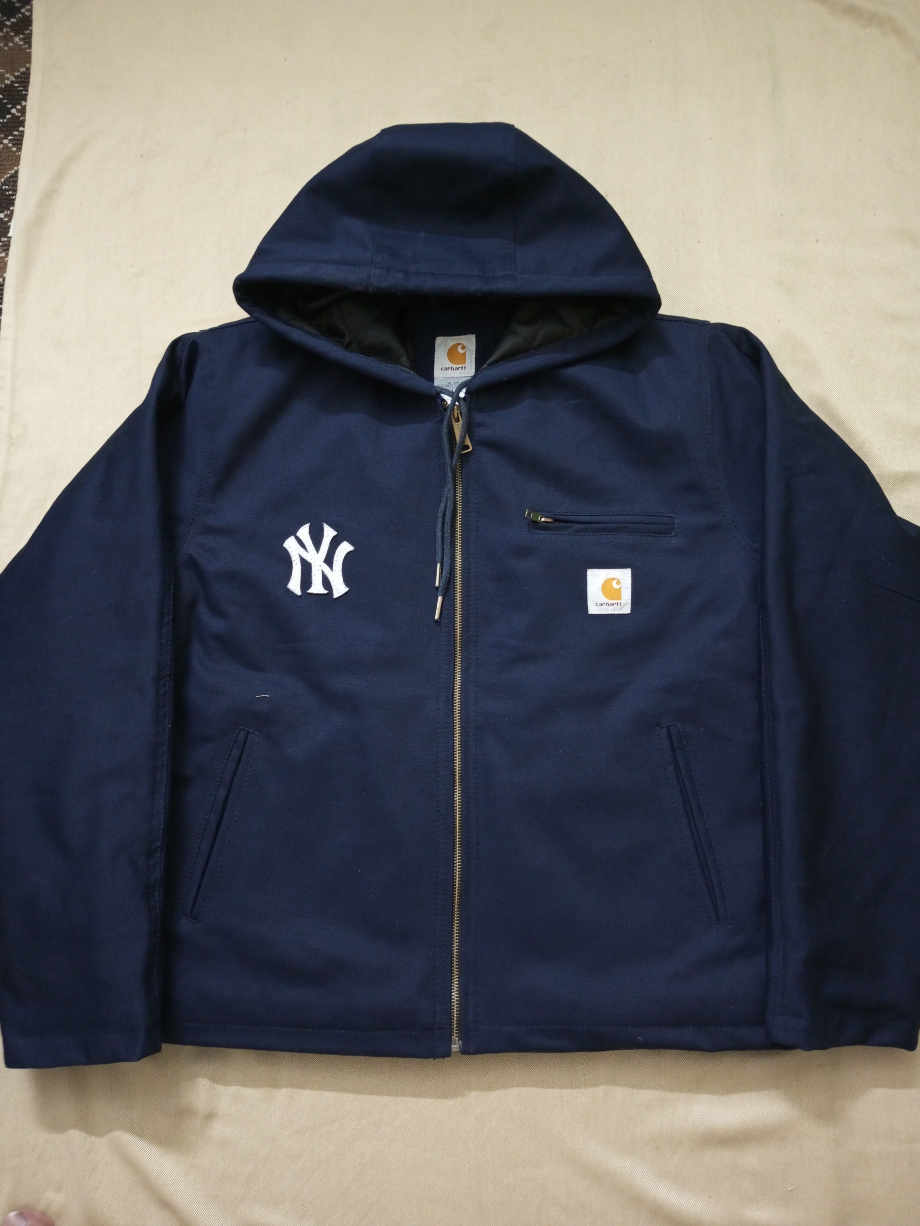 Veste style Rework Carhartt x Yankees 10 pièces